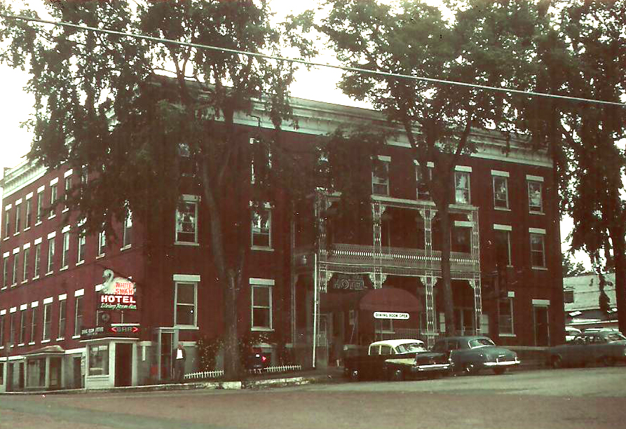 Greenwich, NY, The White Swan Hotel 1961 - at kunstler.com